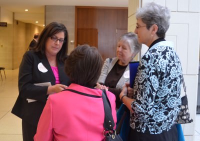 Kelly Gwaltney and colleagues were in Raleigh to advocate for HB 661 about teacher recruitment and scholarships