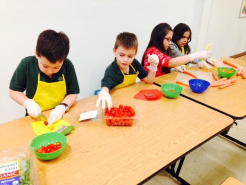 Cooking lessons teach measurement skills, fractions, teamwork, independence and nutrition. 