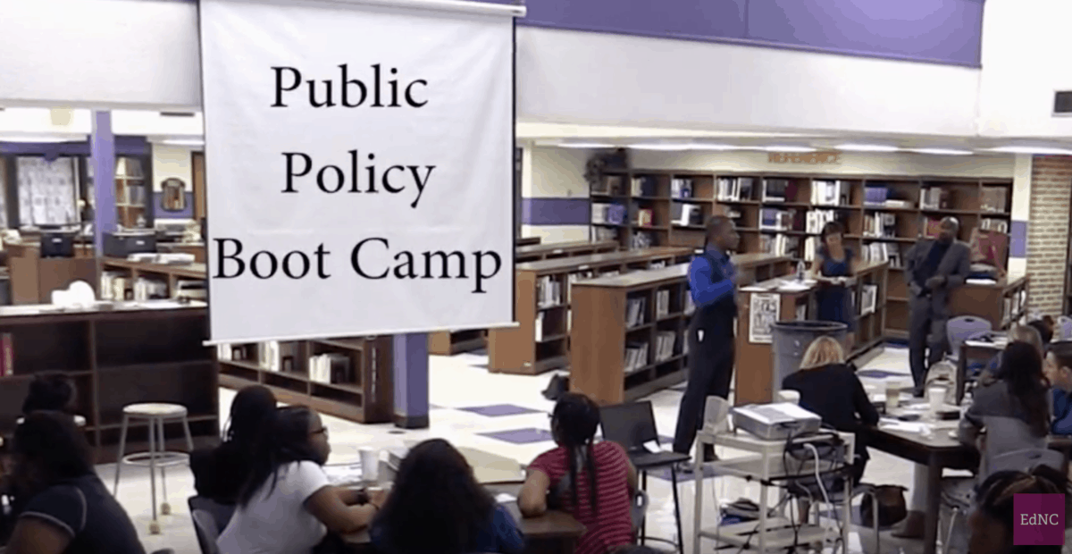 This is the title sequence from the public policy boot camp in Edgecombe County
