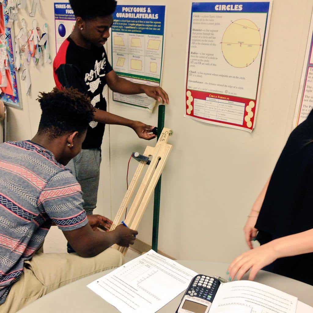 Students in Mr. Ferguson's Math 3 class discover graphs of rational functions using timed trials along various gradients.