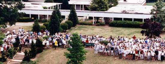 The old Cardinal Gibbons High School on Western Boulevard (Photo Courtesy of Cardinal Gibbons High School)