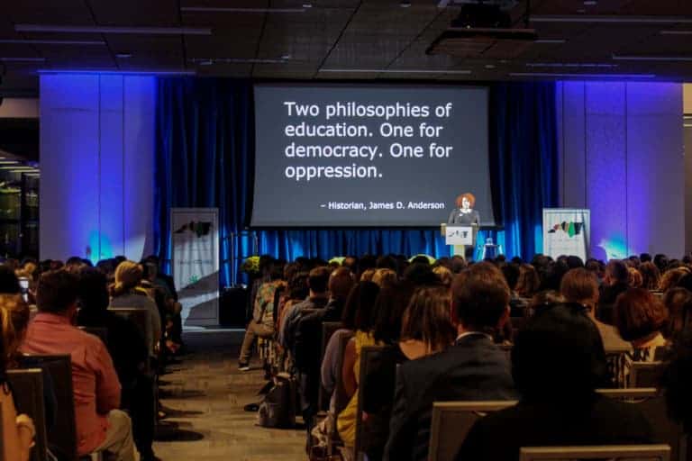 Nikole HannahJones keynotes inaugural 'Color of Education' summit