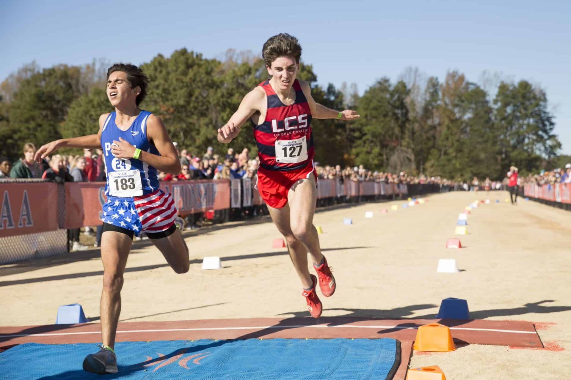 Cross country championship Interviews with the top runners in the