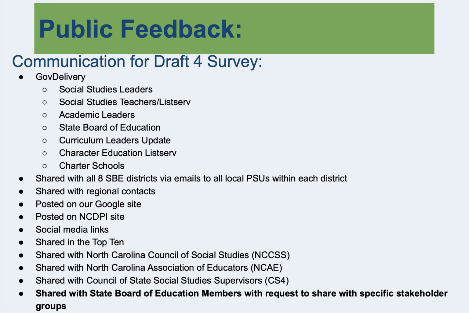 State Board tackles testing, social studies EducationNC