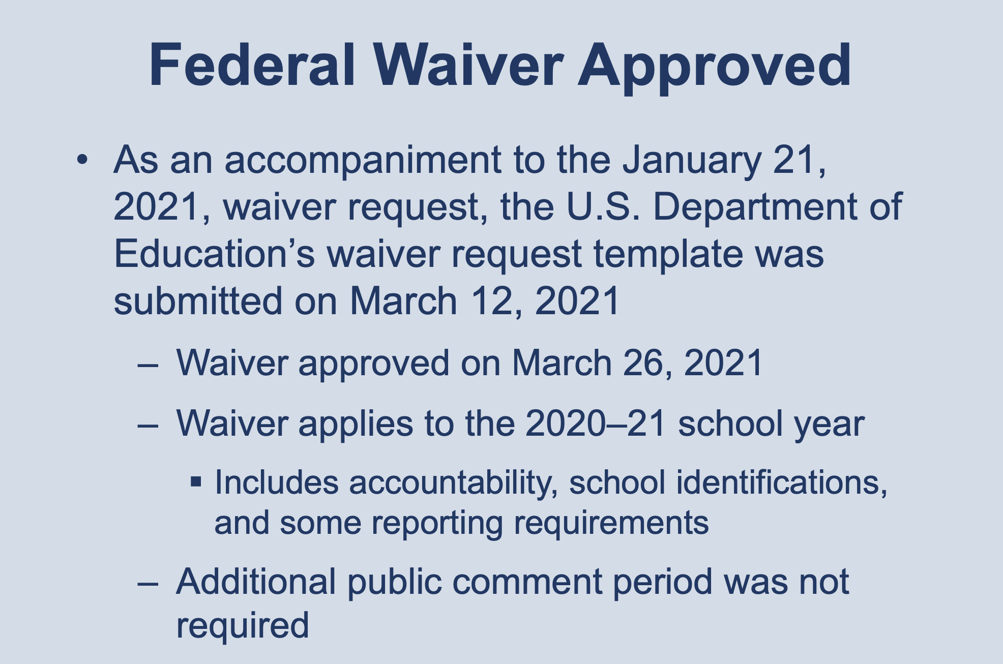 NC State Board of Education gives update on testing - EdNC