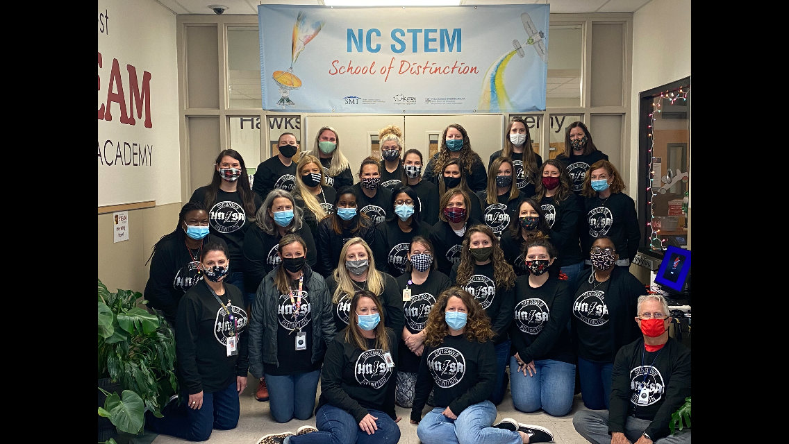 NC STEM Center eupdate Hawks Nest soars to STEM School of Distinction