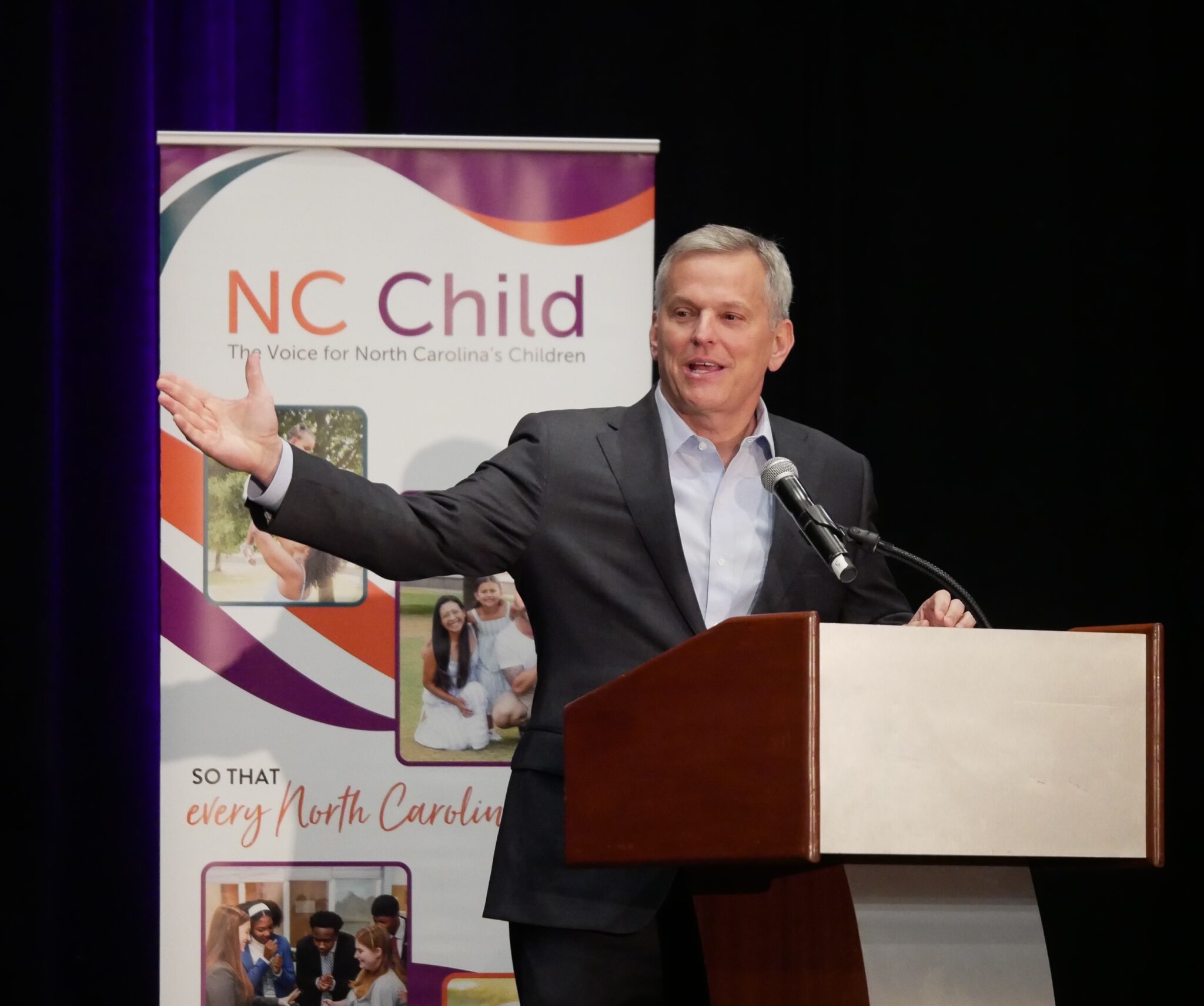 Gov. Stein, advocates call for mental health and child care supports