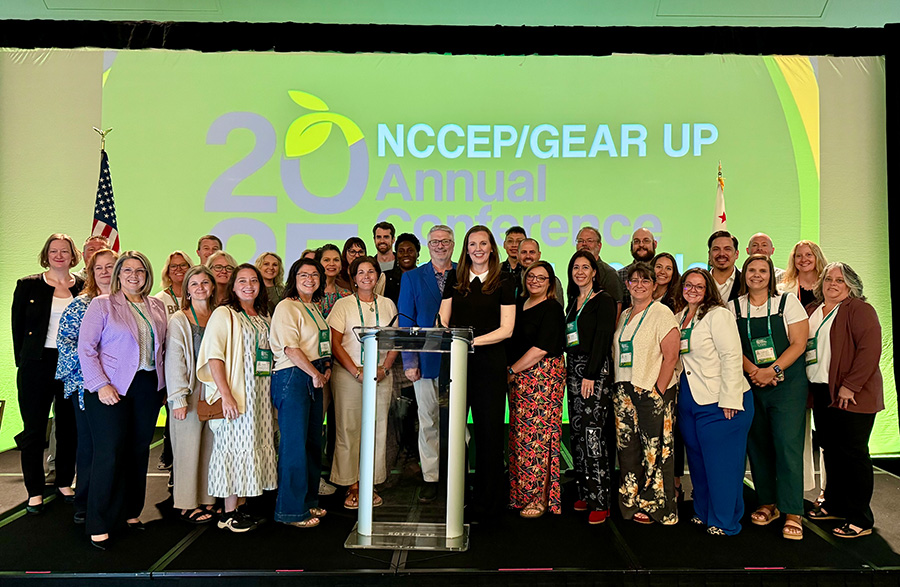 App State’s GEAR UP staff at the National Council for Community and Education Partnerships/GEAR UP Annual Conference in San Francisco.